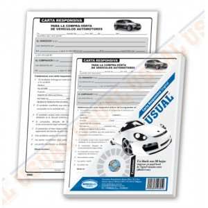 Carta Responsiva Original Contratos Usual Formas Administrativas Y Contables Cuadernos